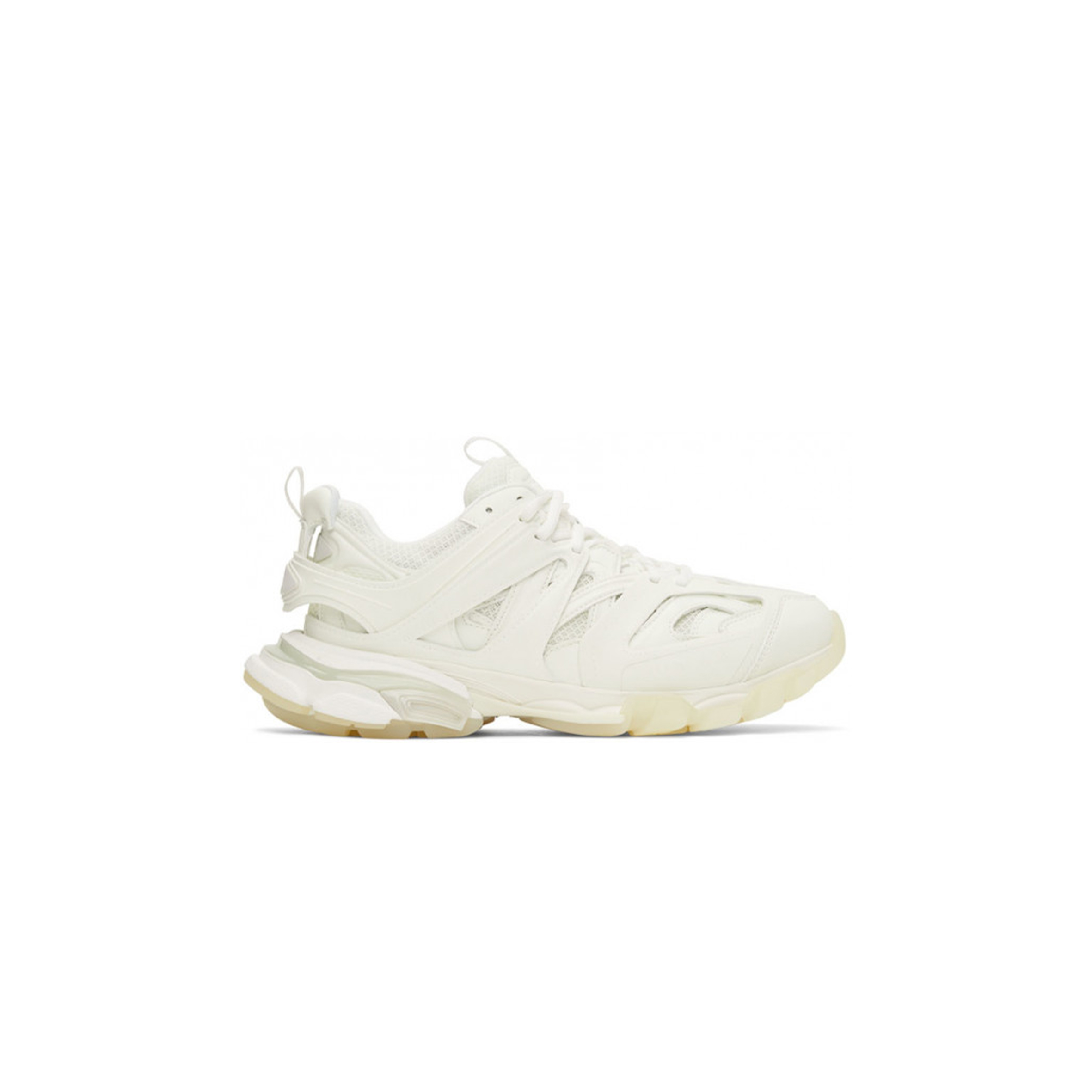 Ba*len*cia*ga off white glow in the dark track sneakers 542436w3cr19000